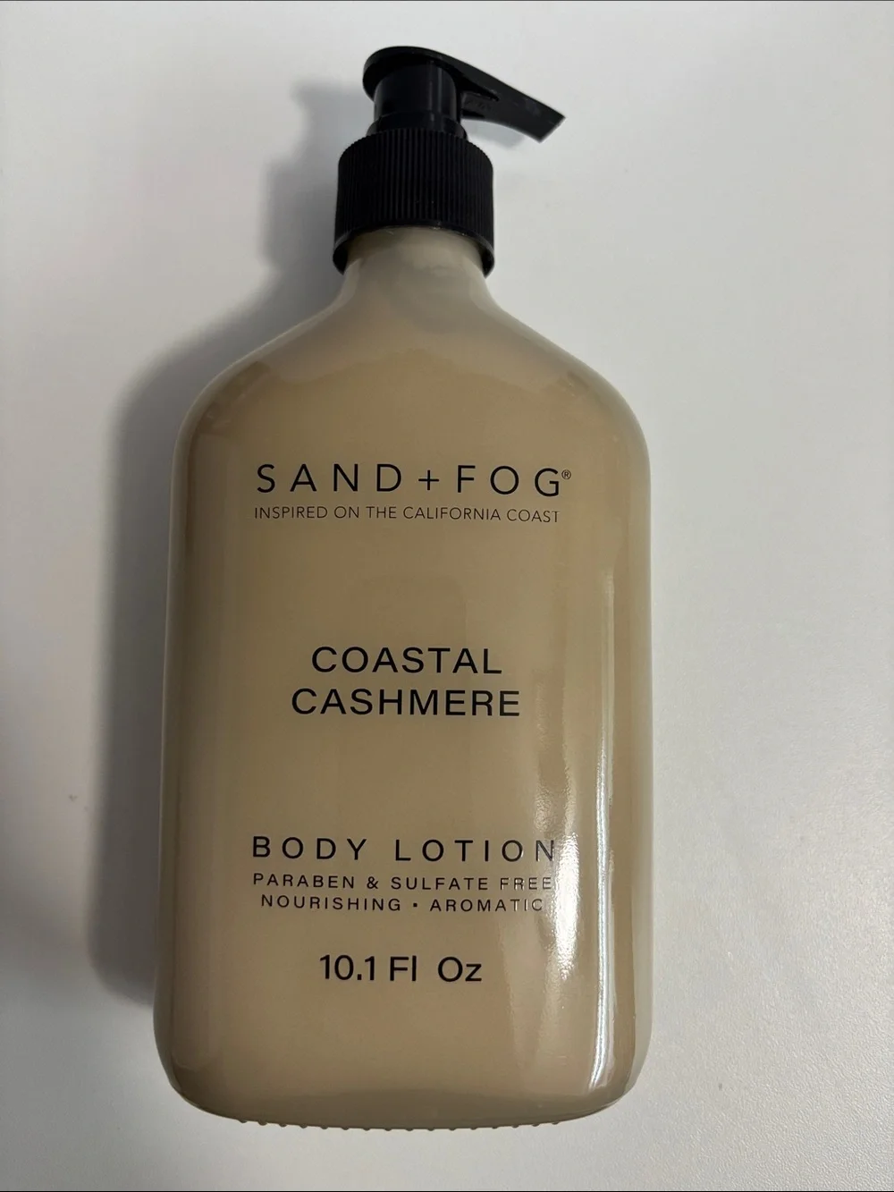 Sand + Fog Coastal Cashmere Body Lotion — Cream Nourishing Moisturizer